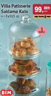 PAŞABAHÇE VİLLA PATİSSERİE SAKLAMA KABI